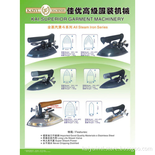 KAI-6PC PUSH TYPE ALL STEAM IRON